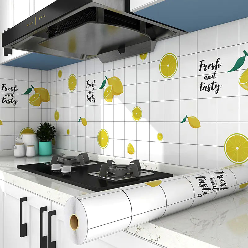 Oil-Resistant Kitchen Wall Stickers for Cabinets
