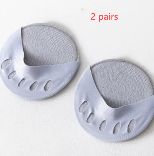 Five Finger Ice Silk Invisible Boat Socks for Women