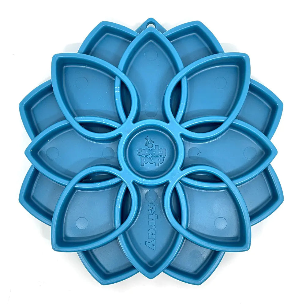 Interactive Slow Feeder Dog Bowl with Mandala Design