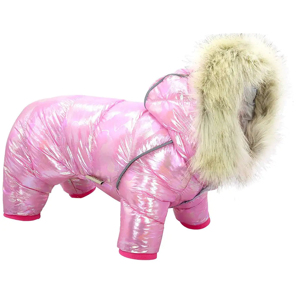 Colorful Dog Sweater with Buttoned Hat for Pets