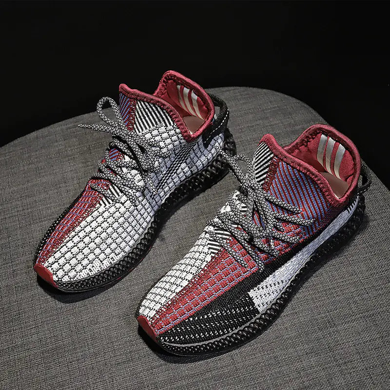 utumn/Winter Knit Women's Casual Sports Shoes