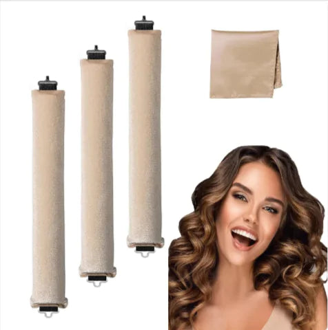 Heat-Free Rubber Hair Curler – 3 Hook Design
