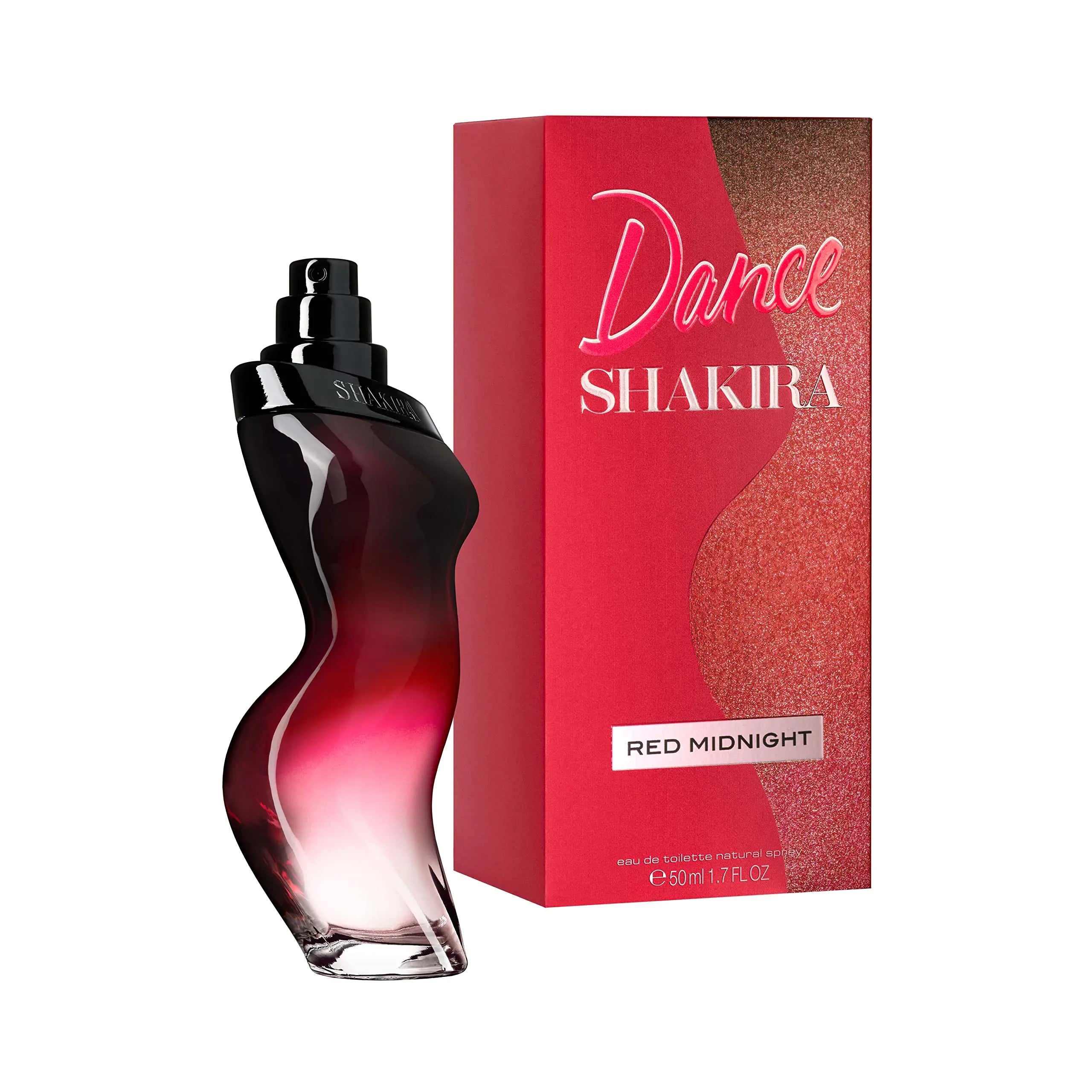 Shakira Perfumes - Dance Red Midnight for Women - Long Lasting - Elegant Sexy and Femenine Fragance - Sweet and Bold Notes - Ideal for Day Wear - 1.7 Fl Oz