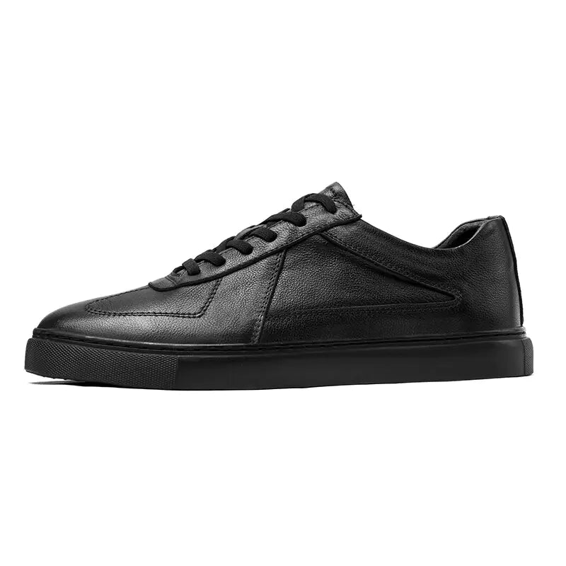 Breathable Black Sneakers for Men's Spring Sports