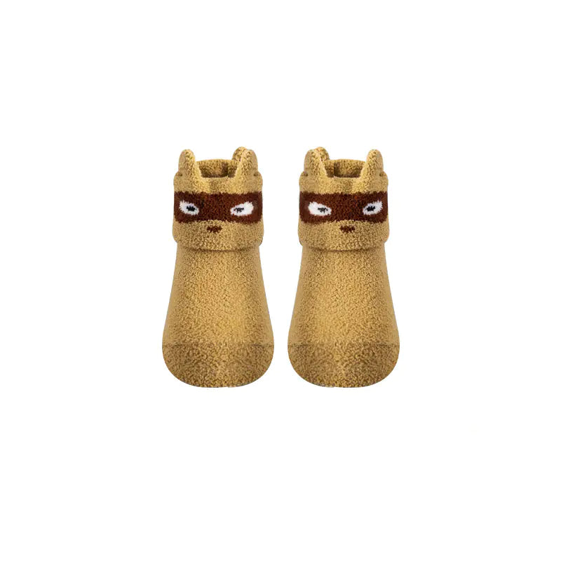 Newborn Non-Slip Coral Fleece Baby Floor Socks