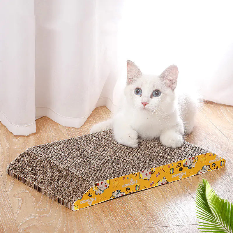 T-Shaped Cat Scratching Board with Catnip (Pet Toy)