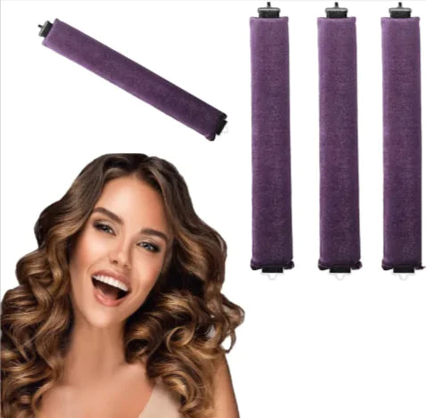 Heat-Free Rubber Hair Curler – 3 Hook Design