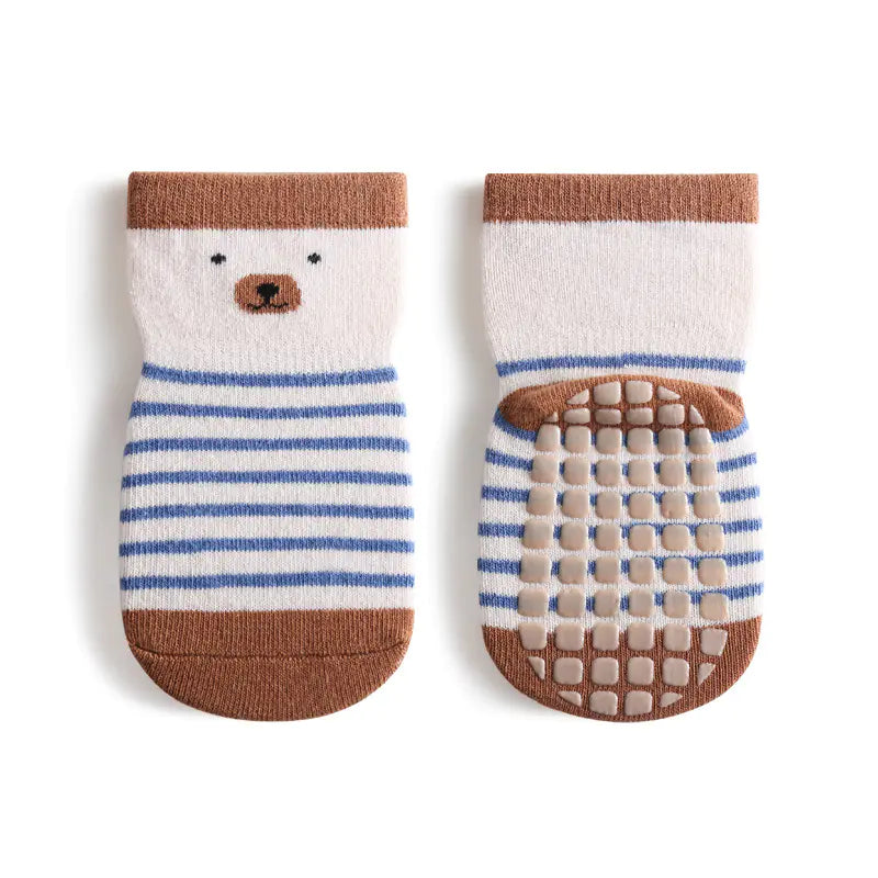 Spring Baby Non-Slip Floor Socks for 0-5 Years Old