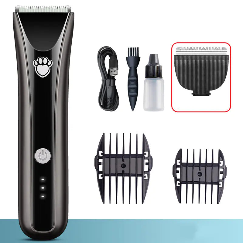 Waterproof Electric Pet Clipper with Quiet Operation