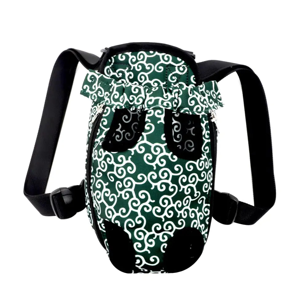 Breathable Portable Canvas Pet Chest Backpack