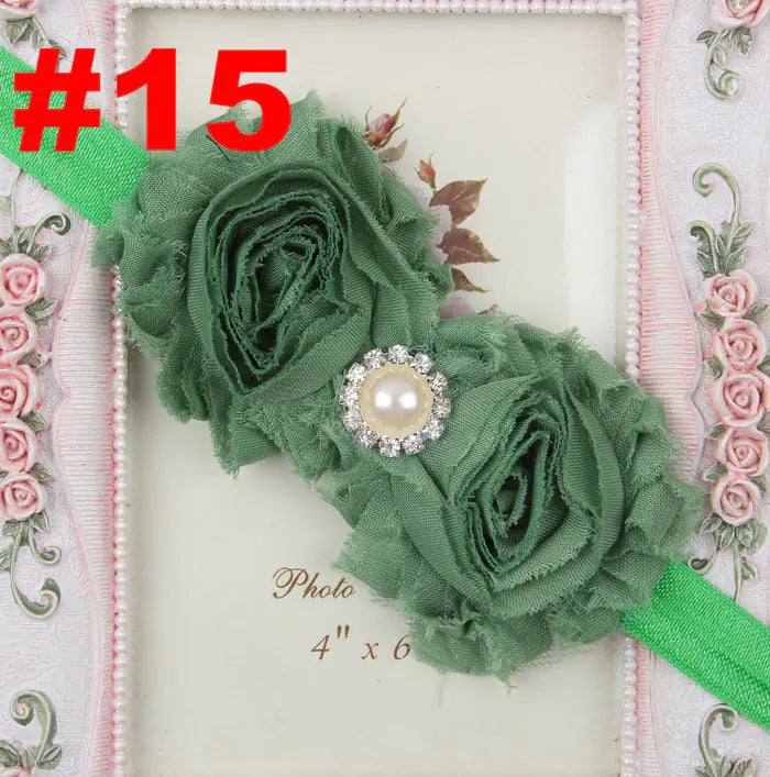 Popular Children's Headband with Pearl and Floral Design