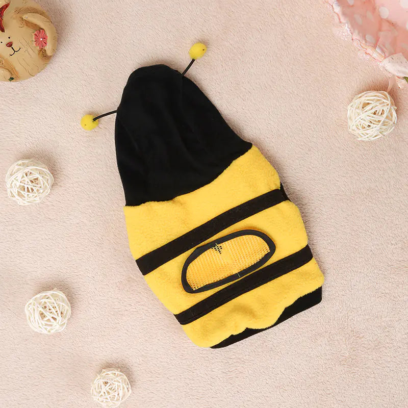 Funny Bee Costume for Dogs - Teddy Dog Clothes