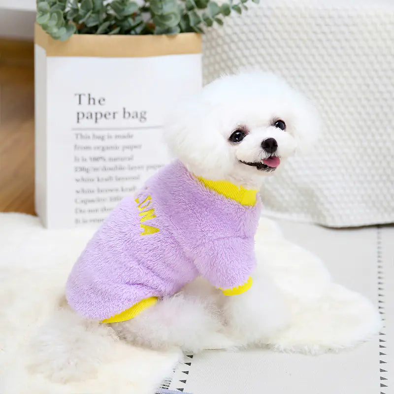 Fleece Jacket for Dogs - Autumn and Winter Wear
