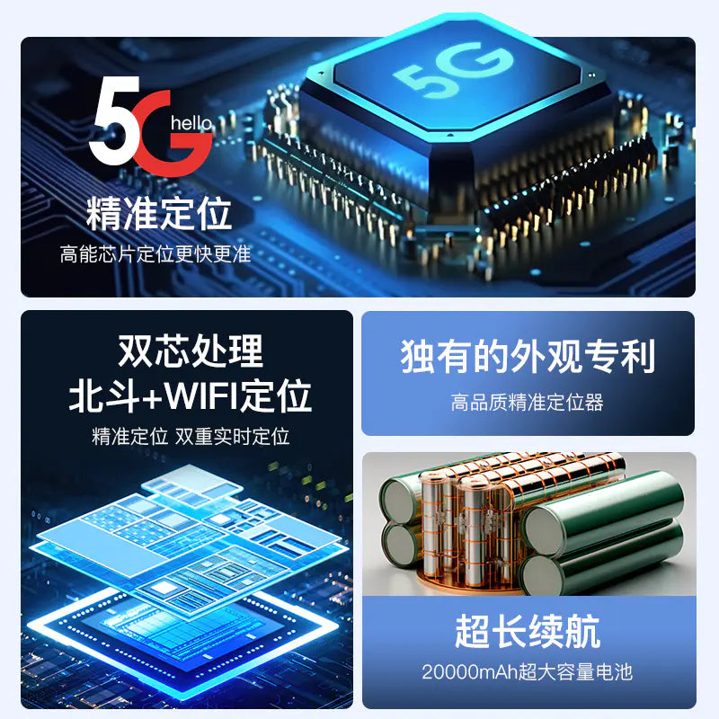 GPS Vehicle Tracker for Cars, Motorcycles, and E-bikes