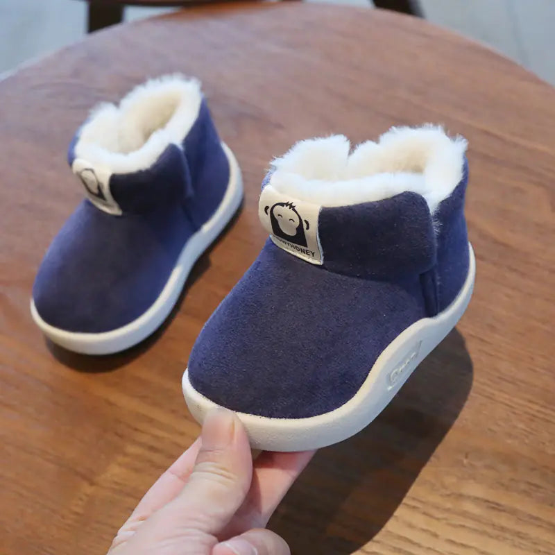 Warm Plush Snow Boots for Infant Toddler Girls & Boys