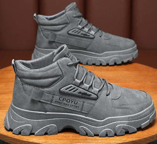 Waterproof Men's Running Boots with Anti-Slip Sole (One Pair)