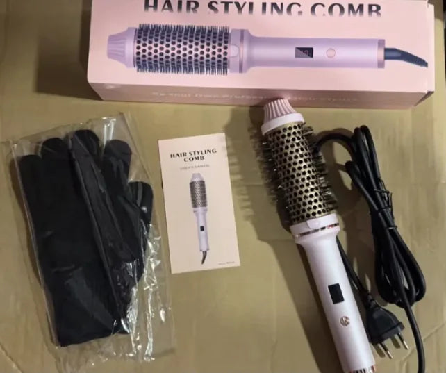 Multifunctional Portable Hair Curler & Straightening Comb