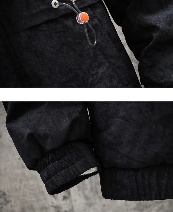 Winter Camouflage Hooded Short Jacket for Students