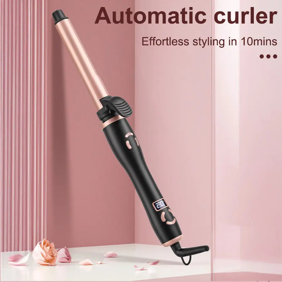 Automatic LCD Curling Iron 25mm Temperature Control