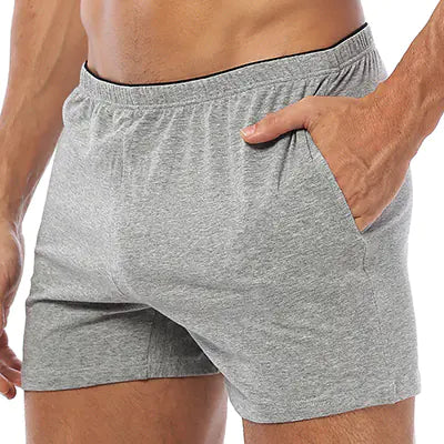 Men's Breathable Pure Cotton Loose Boxer Briefs