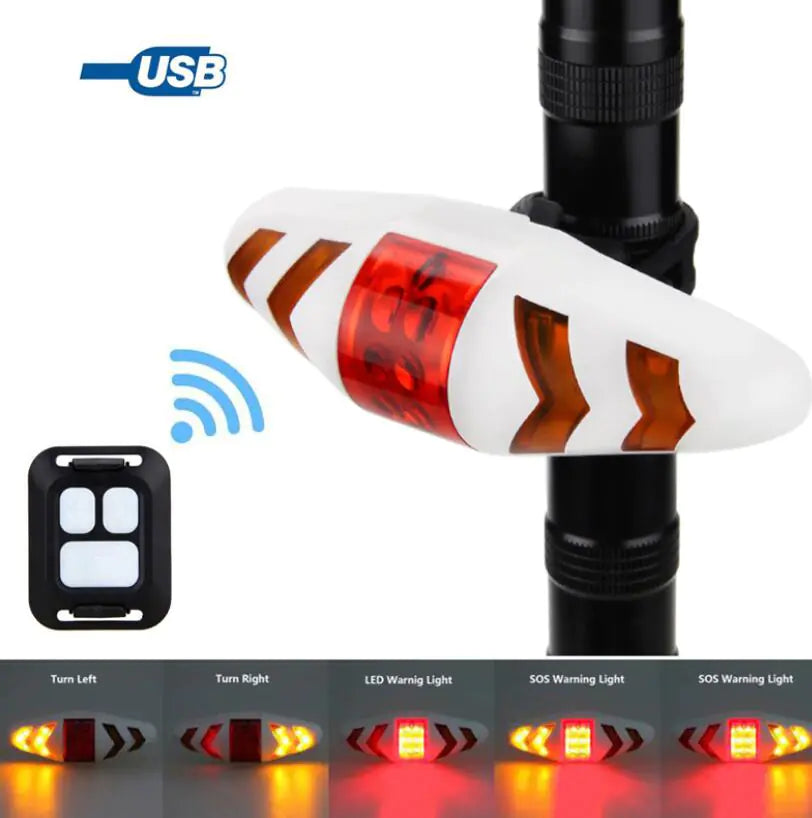 Wireless Remote Control Bicycle Taillight