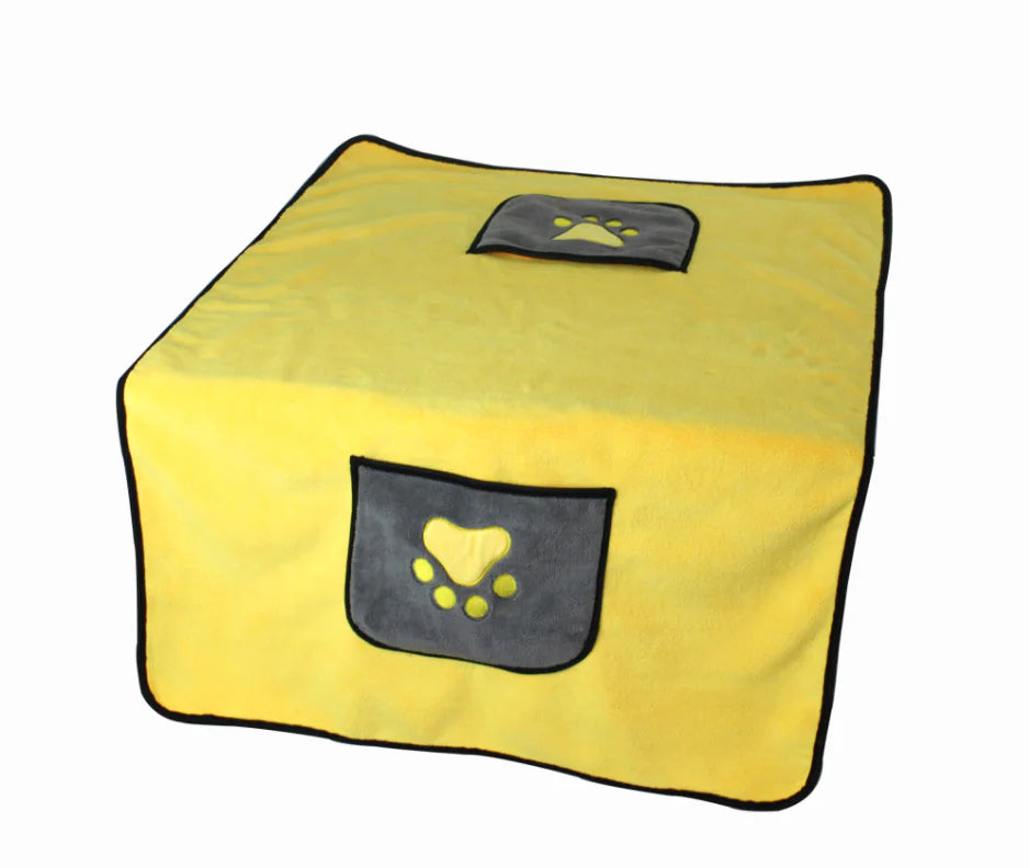 Double-Sided Microfiber Pet Towel and Bathrobe Blanket