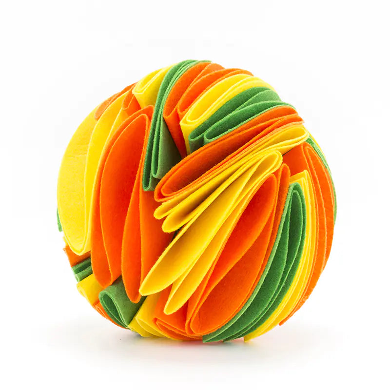 Foldable Dog Snuffle Ball for IQ Training Games