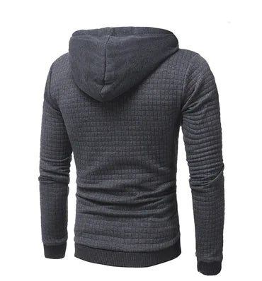 Men's Hooded Casual Pullover Sweatshirt Jacket