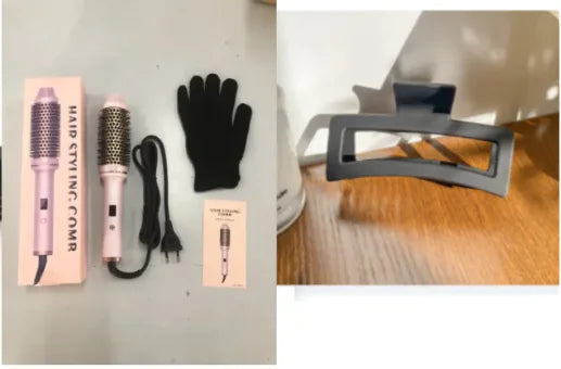 Multifunctional Portable Hair Curler & Straightening Comb