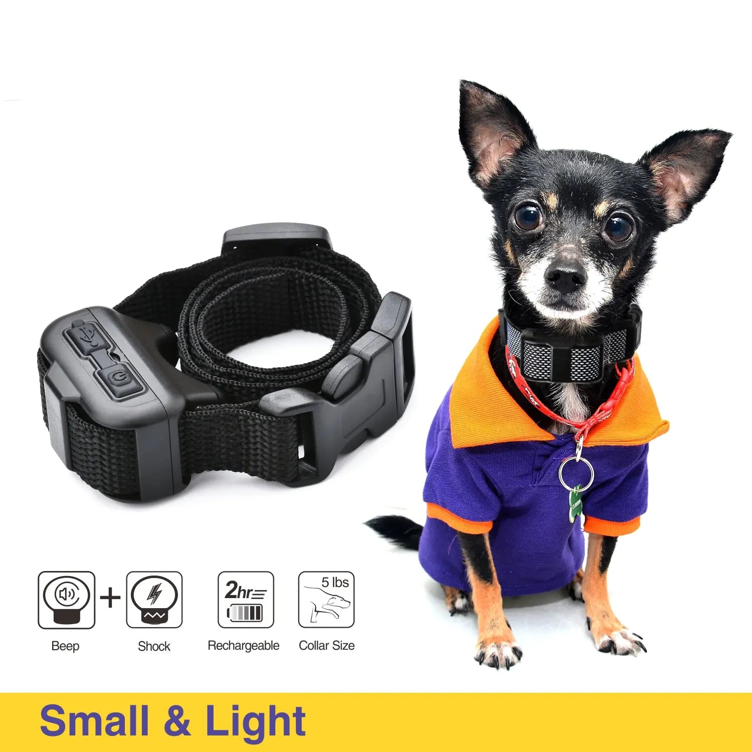 Automatic Bark Control Device for Small Dogs