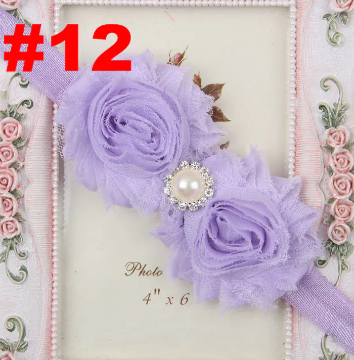 Popular Children's Headband with Pearl and Floral Design