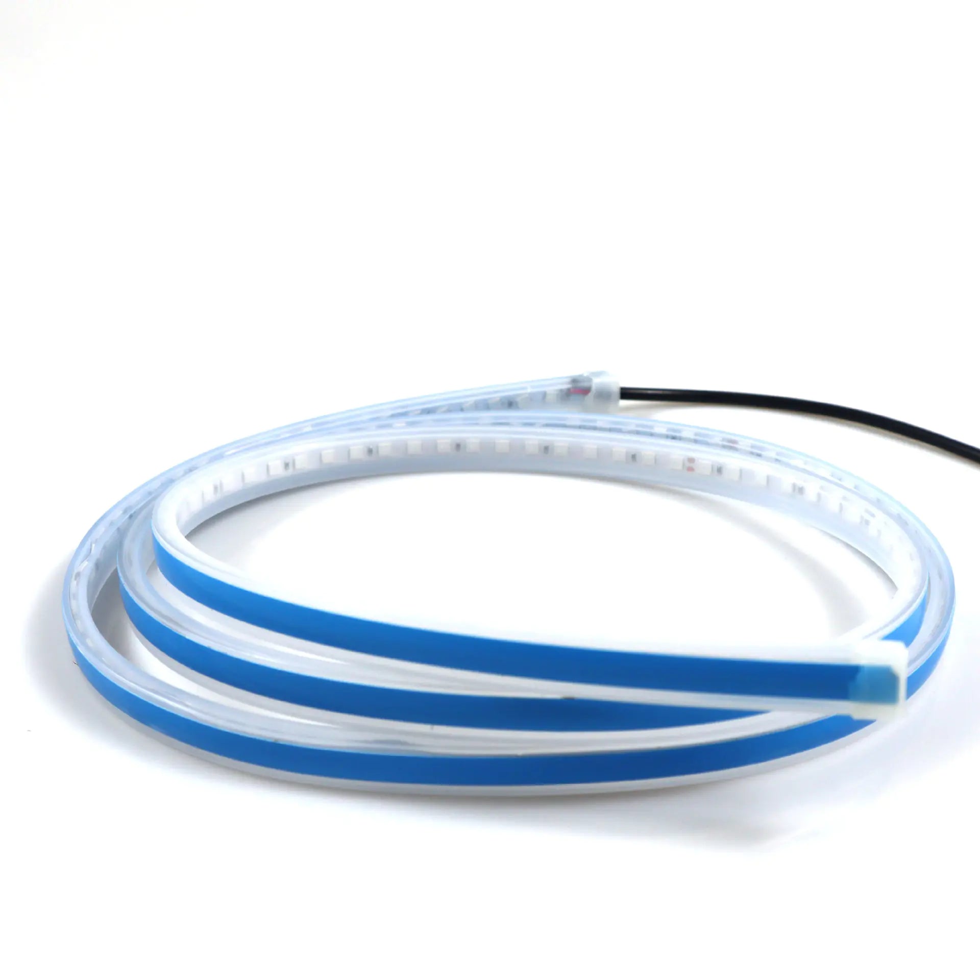 Car Start Scan LED Daytime Running Lights with Hood Decor