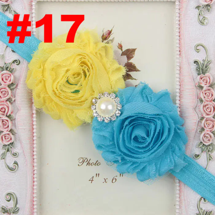 Popular Children's Headband with Pearl and Floral Design