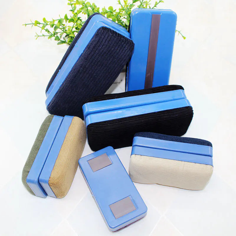 Magnetic Plastic Sponge Board Eraser - Large & Small