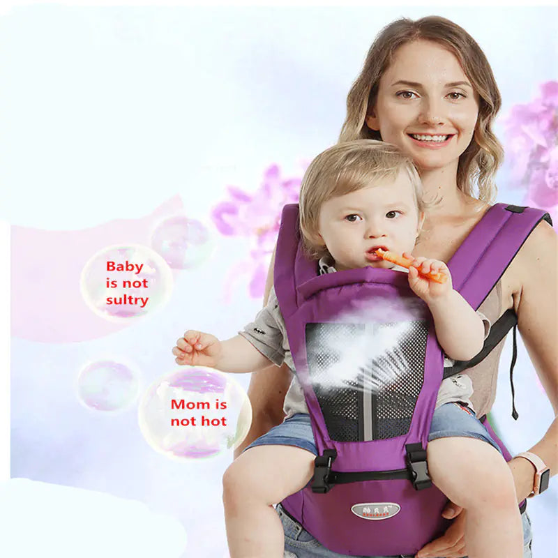 DF Multifunctional Breathable Baby Carrier and Waist Stool