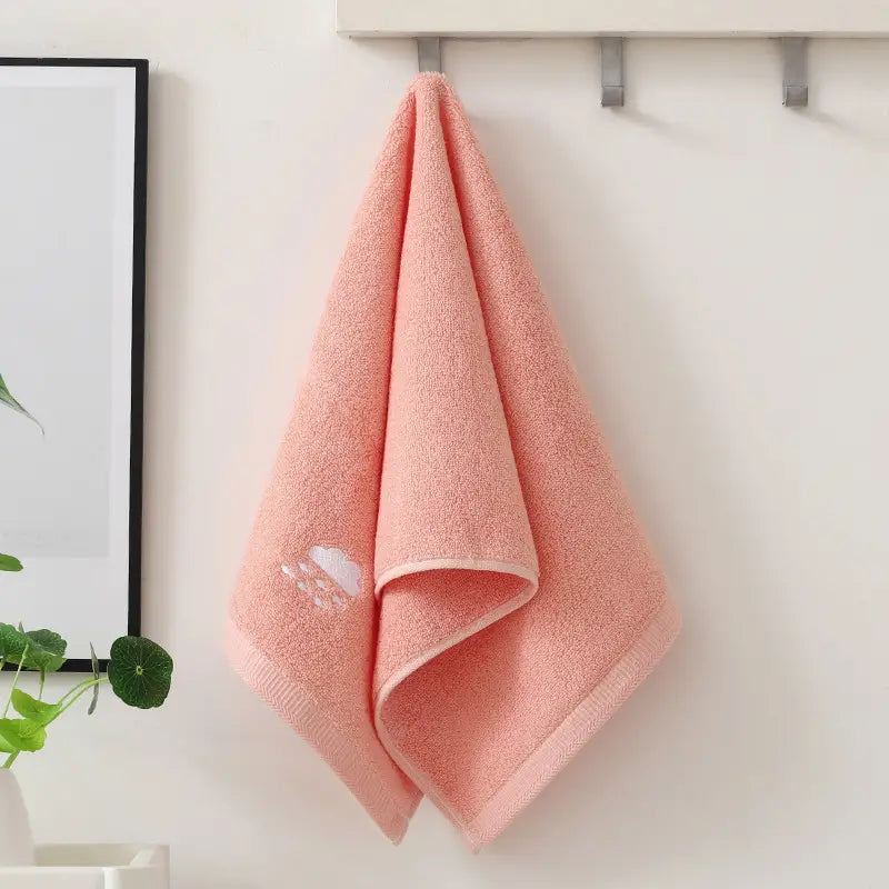 Kids Cotton Bath Towel 70x140cm with Embroidery Design