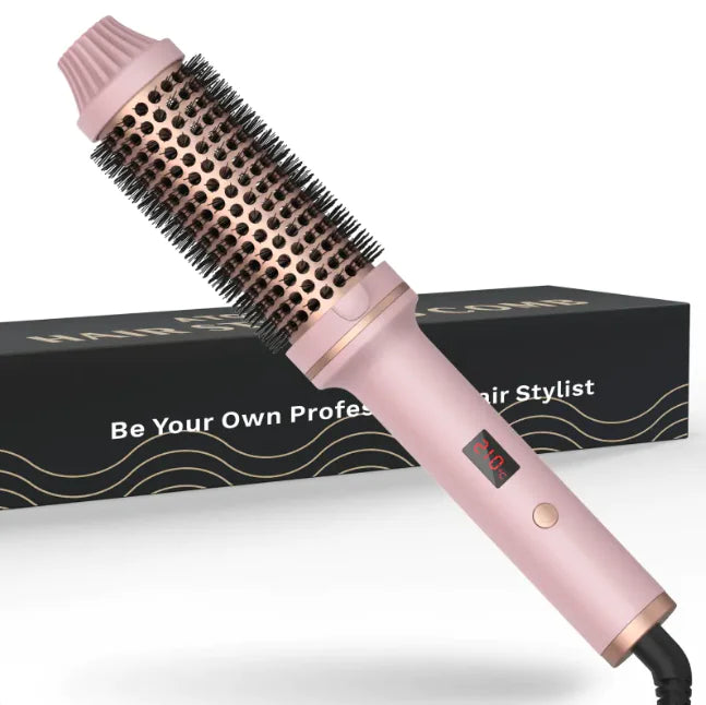 Multifunctional Portable Hair Curler & Straightening Comb