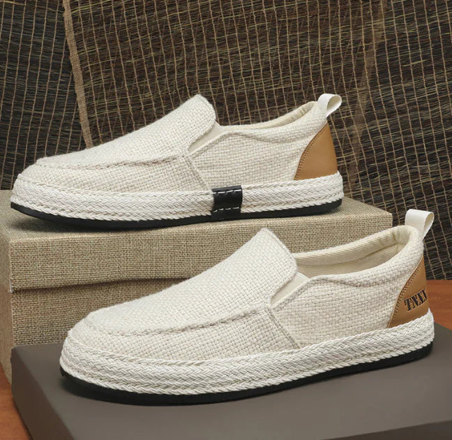 Breathable Men's Canvas Fisherman Shoes - Soft Bottom