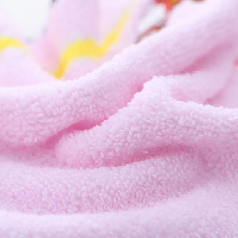 5pcs Pure Cotton Cute Absorbent Face Towels (Small)
