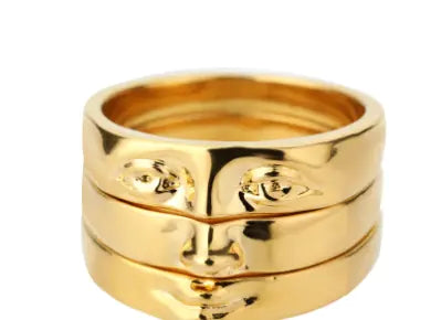 Adjustable Egyptian African Queen Charm Ring for All