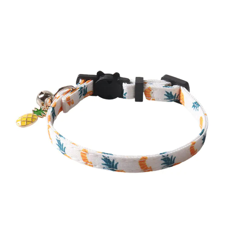 Fruit Blossom Bow Tie Cat Collar