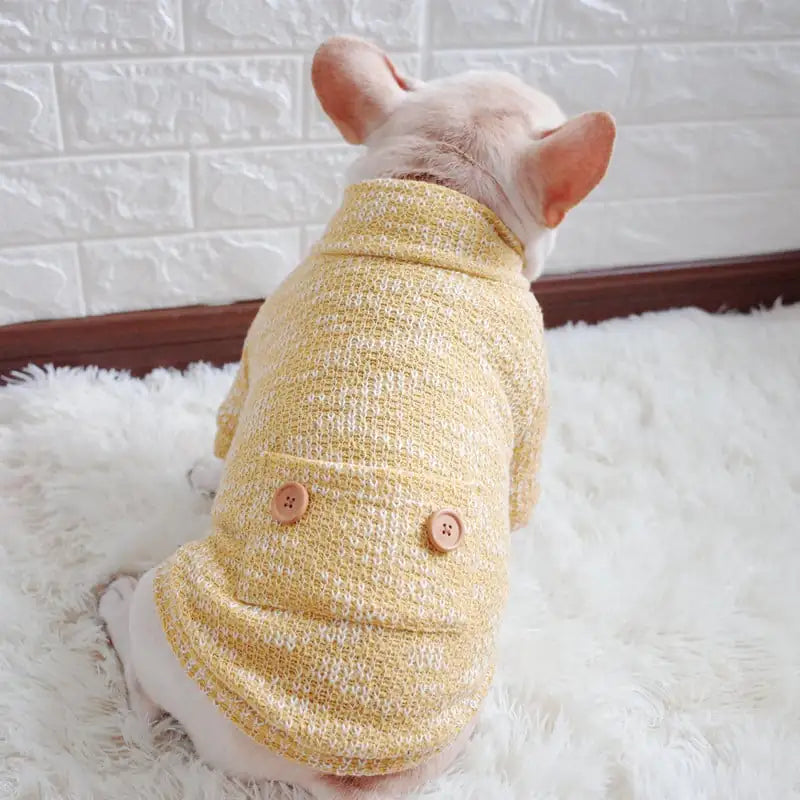 Turtleneck Dog Winter Sweater for Warmth