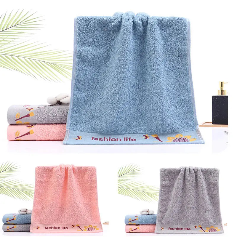 Thick Cotton Hand Towel - Super Absorbent (1pc)