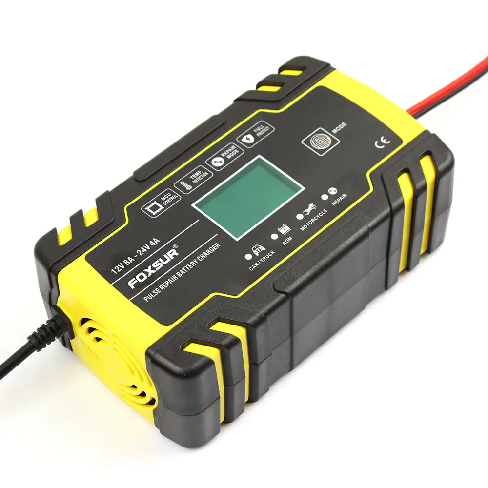 LCD Display Motorcycle Battery Charger