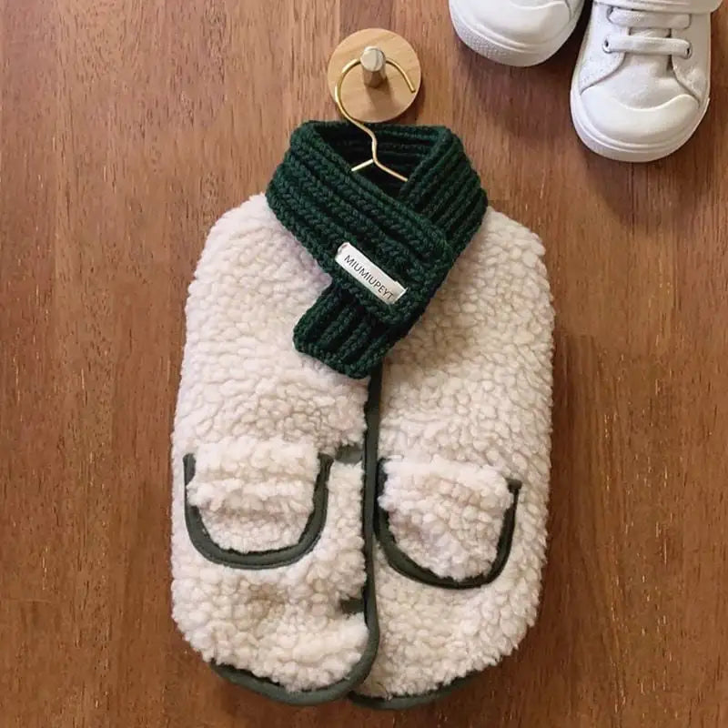 Pet Teddy Padded Coat for Autumn and Winter Wear