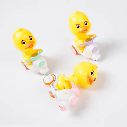 Cartoon Motorcycle Yellow Duck Toy