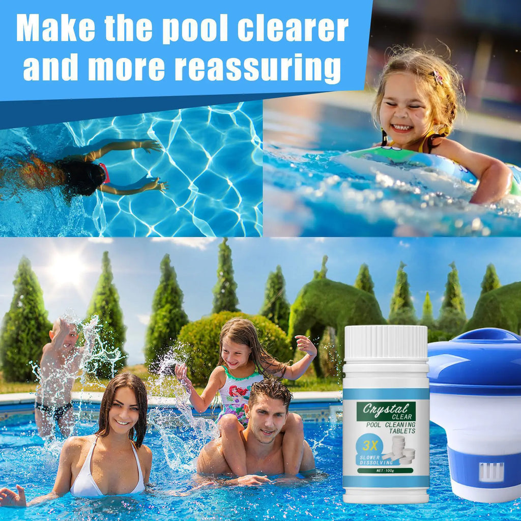 Pool Effervescent Tablets - Multi-Effect Cleaning Set