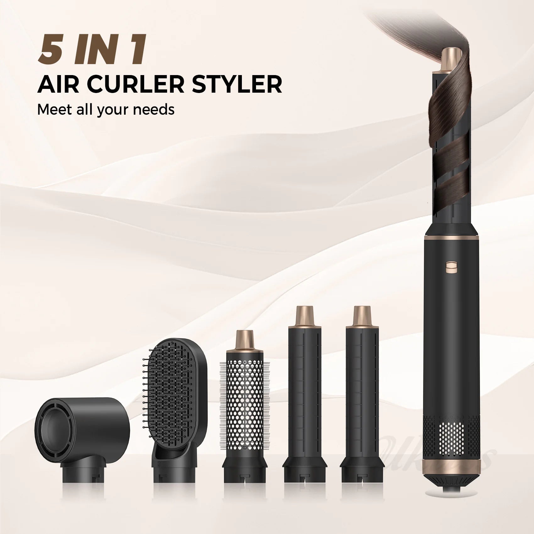 5-in-1 Noise-Reducing Hair Styling Tool
