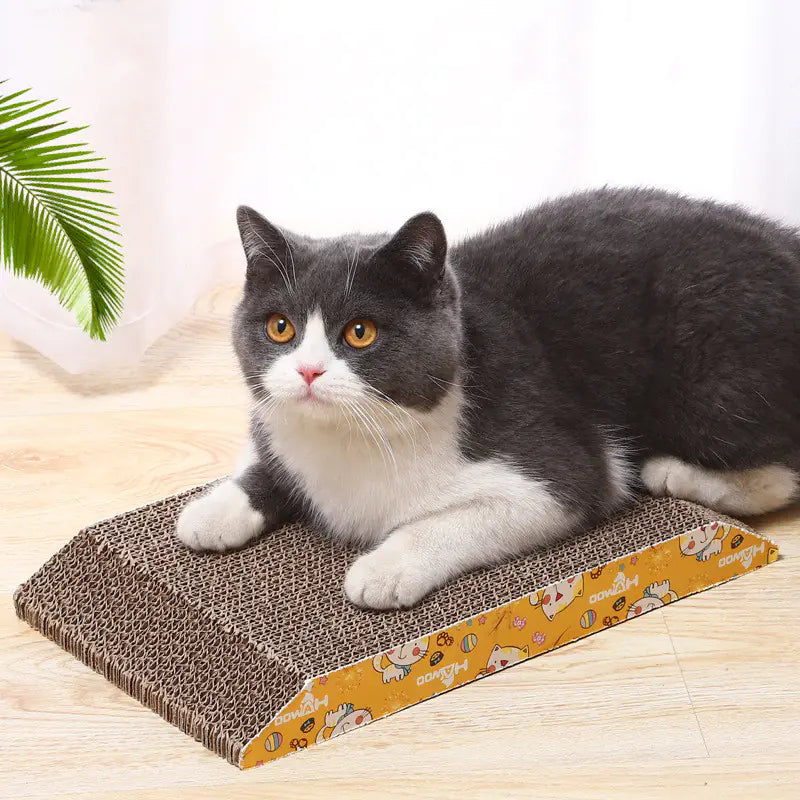 T-Shaped Cat Scratching Board with Catnip (Pet Toy)