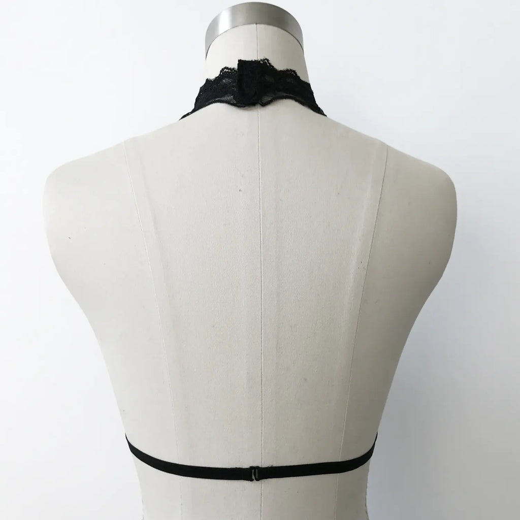 Fashionable Solid Color Bra with Stretch Straps